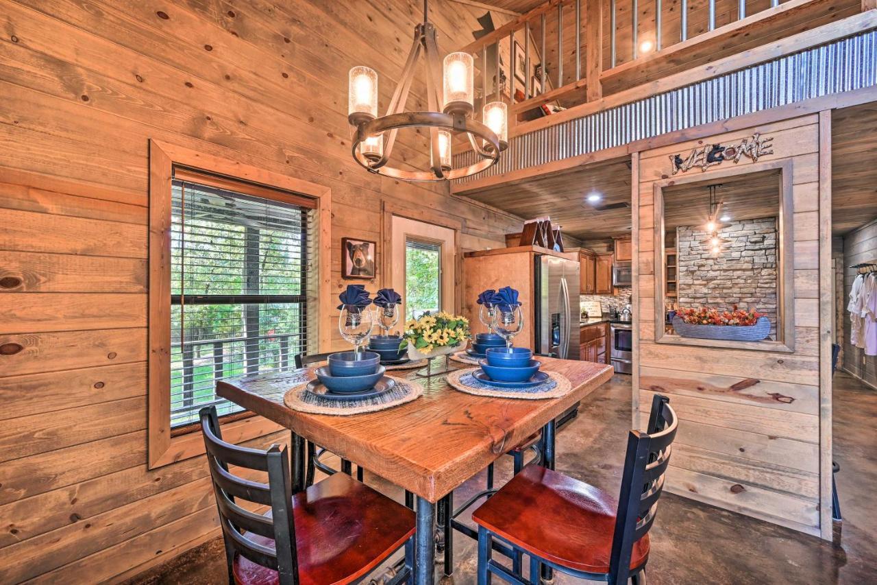 Luxe Broken Bow Cabin With Tesla Charging Station Stephens Gap Kültér fotó