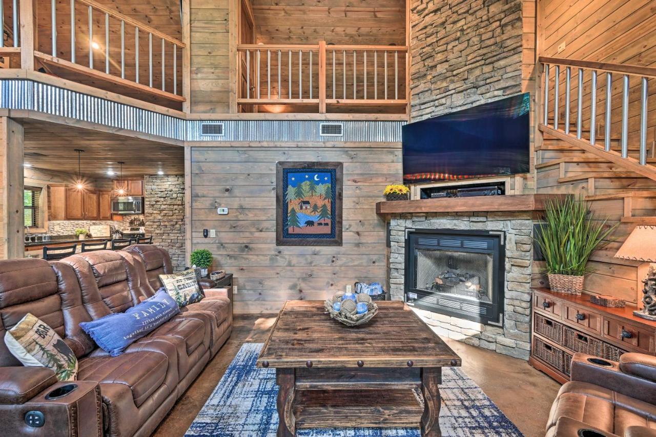 Luxe Broken Bow Cabin With Tesla Charging Station Stephens Gap Kültér fotó