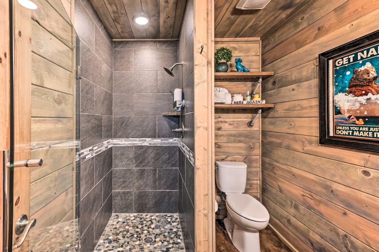 Luxe Broken Bow Cabin With Tesla Charging Station Stephens Gap Kültér fotó